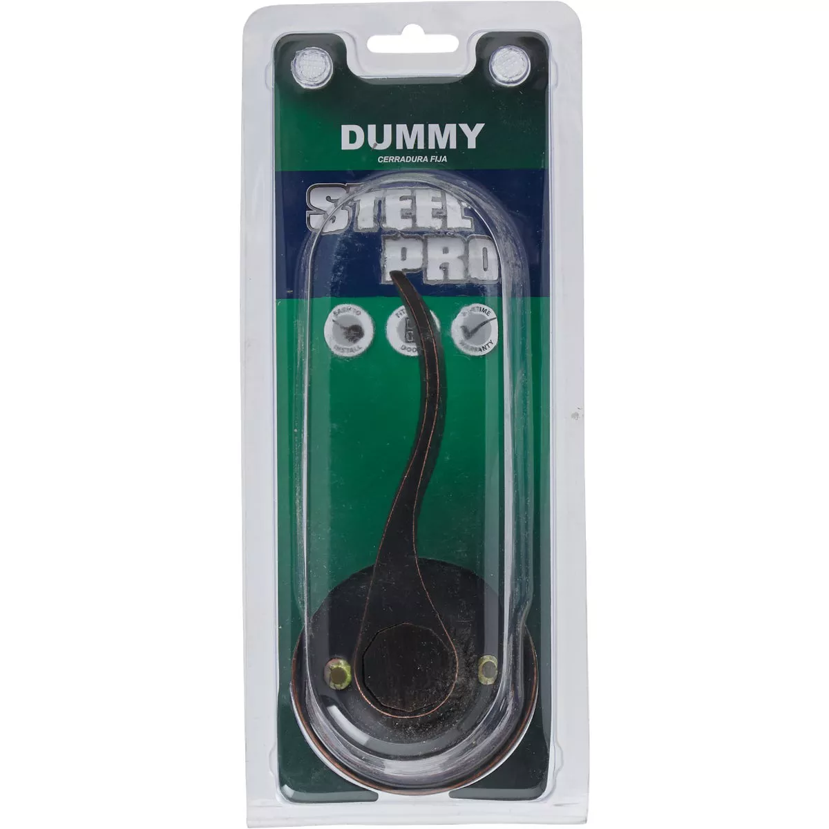 Steel Pro Oil Rubbed Bronze Left-Hand Wave Dummy Door Lever - photo 2