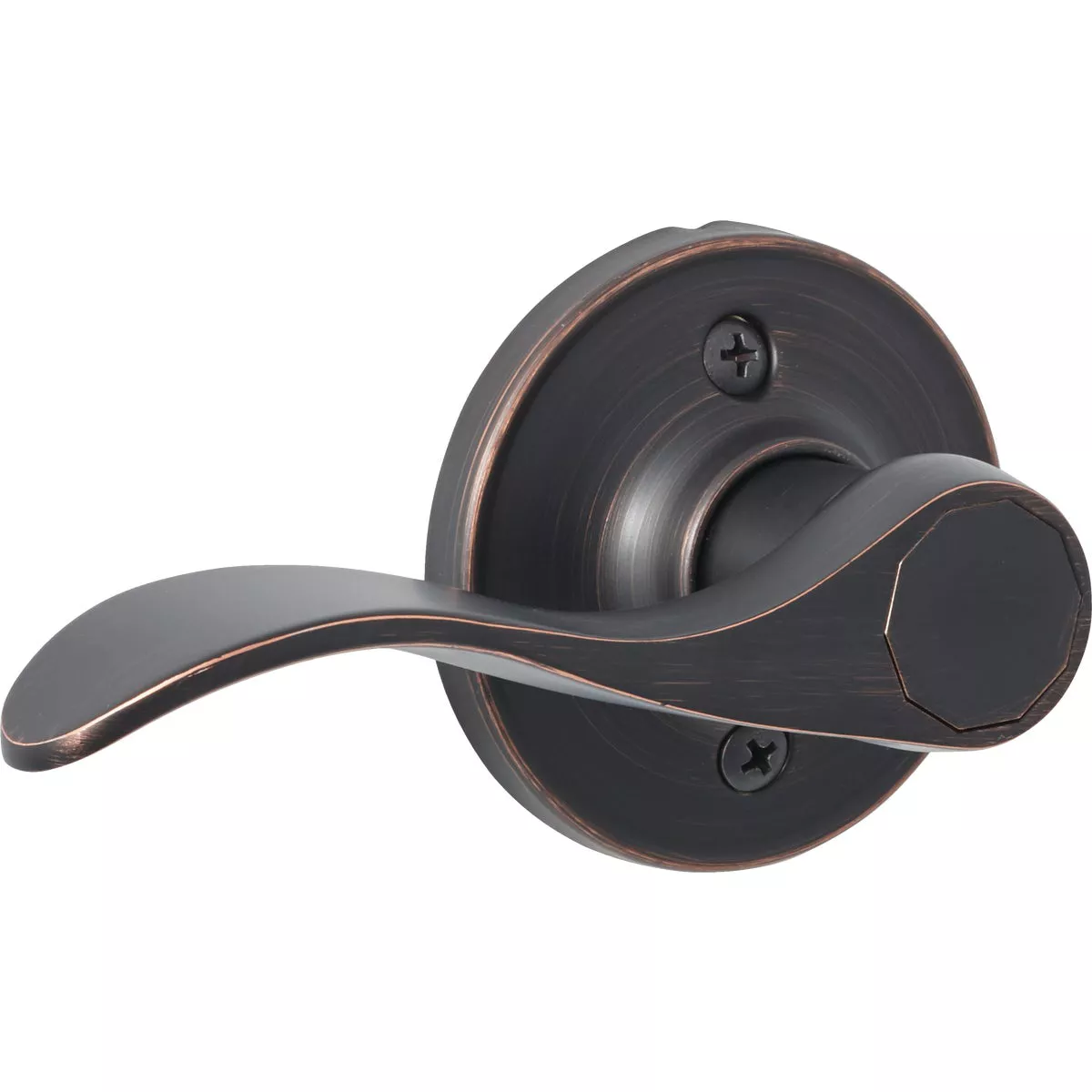 Steel Pro Oil Rubbed Bronze Left-Hand Wave Dummy Door Lever - photo 3