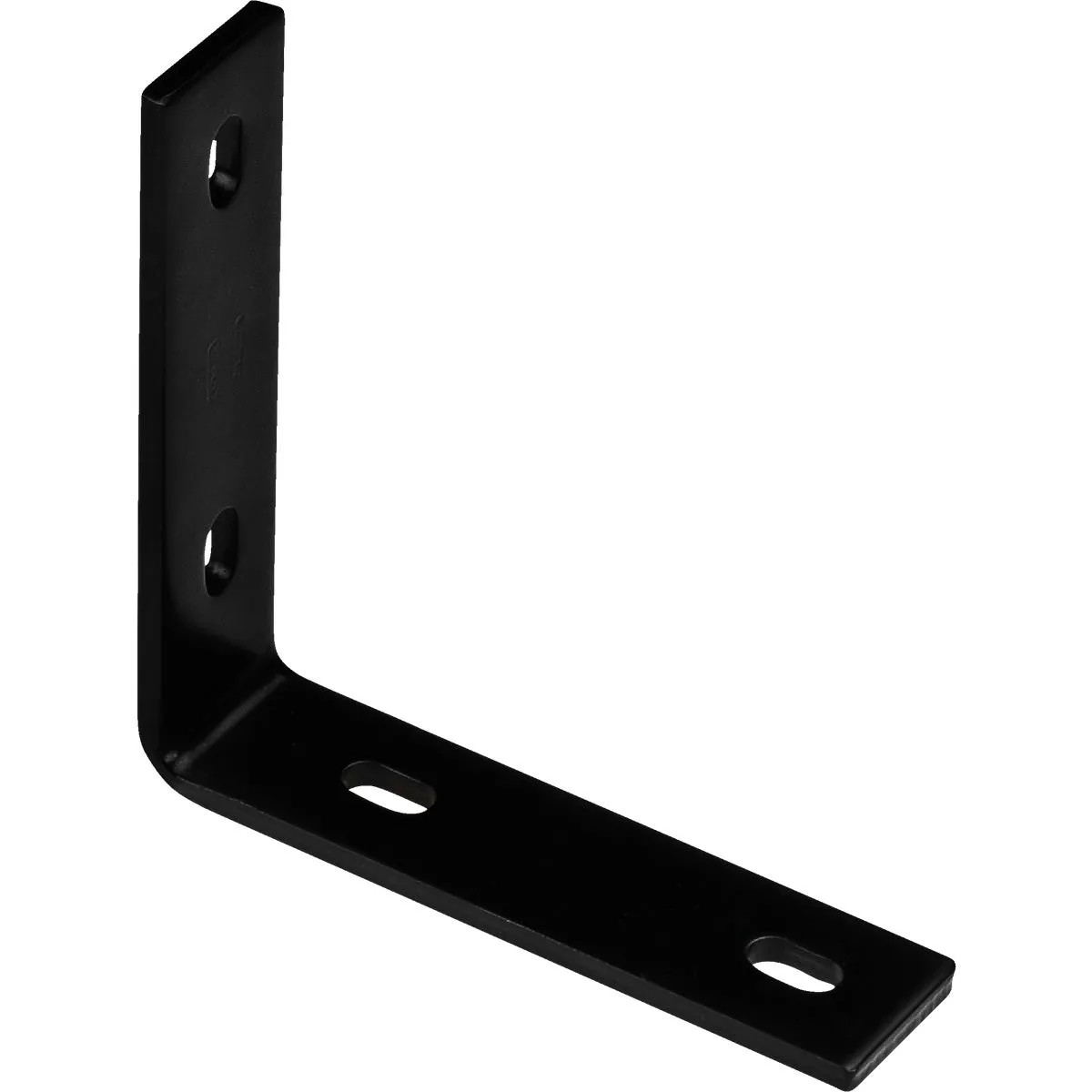National Hardware 6.25 In. x 1.5 In. Black Heavy-Duty Corner Brace