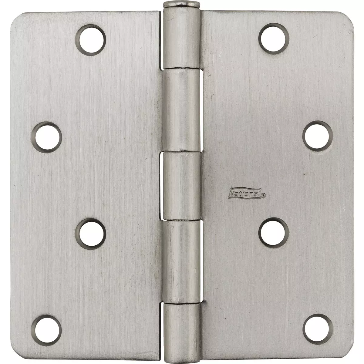 National Hardware 4 In. x 1/4 In. Radius Satin Nickel Door Hinge - photo 2