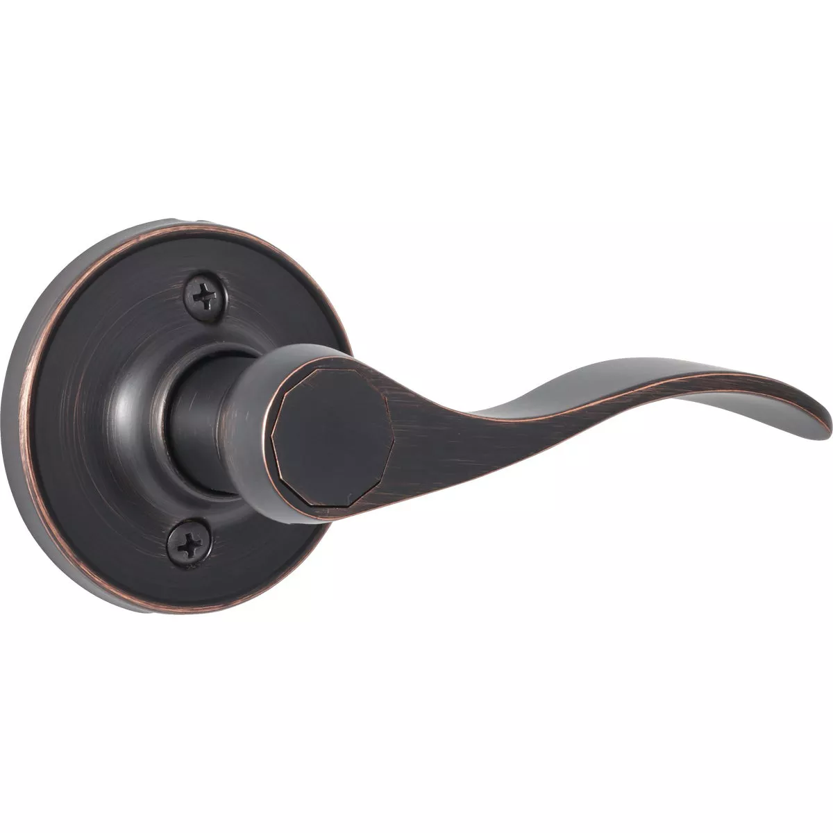 Steel Pro Oil Rubbed Bronze Right-Hand Wave Dummy Door Lever