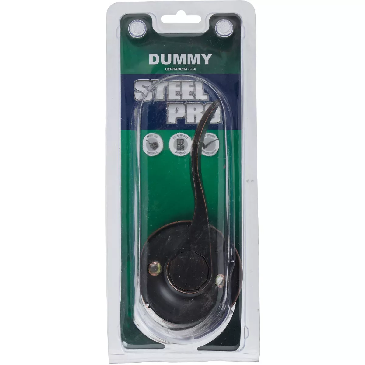 Steel Pro Oil Rubbed Bronze Right-Hand Wave Dummy Door Lever - photo 2