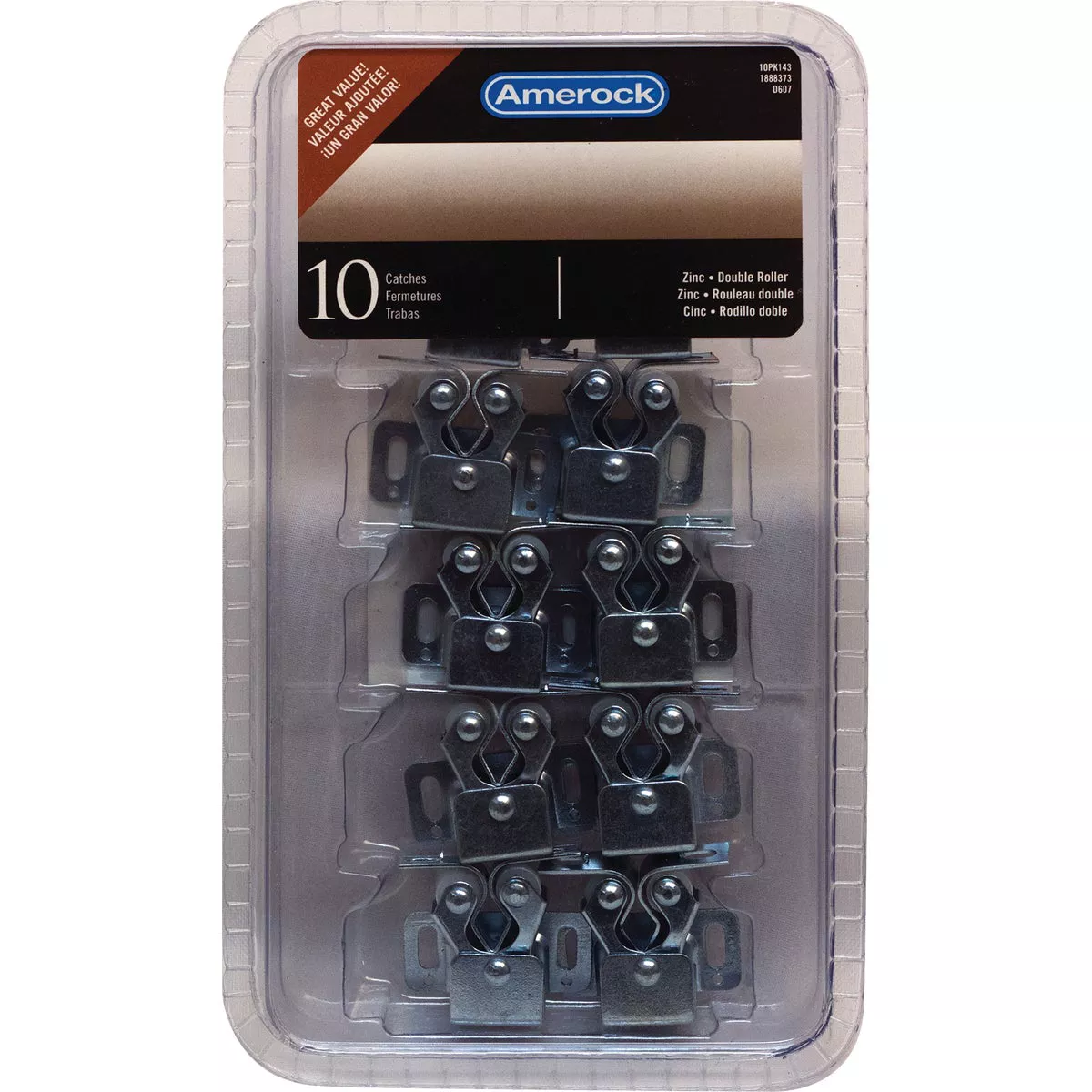Amerock Double Roller Catch (10-Pack) - photo 2