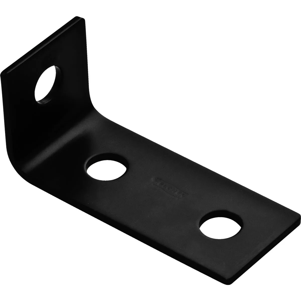 National Hardware 3.5 In. x 1.5 In. x 1/8 In. Black Heavy Duty Offset Leg Corner Brace
