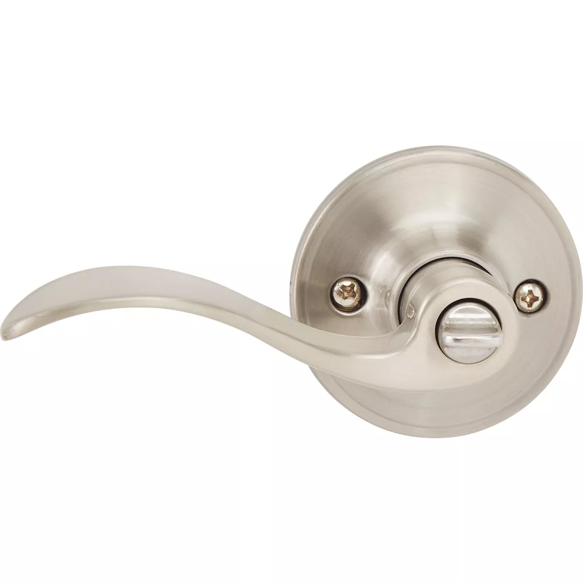 Steel Pro Brushed Nickel Privacy Door Lever - photo 3