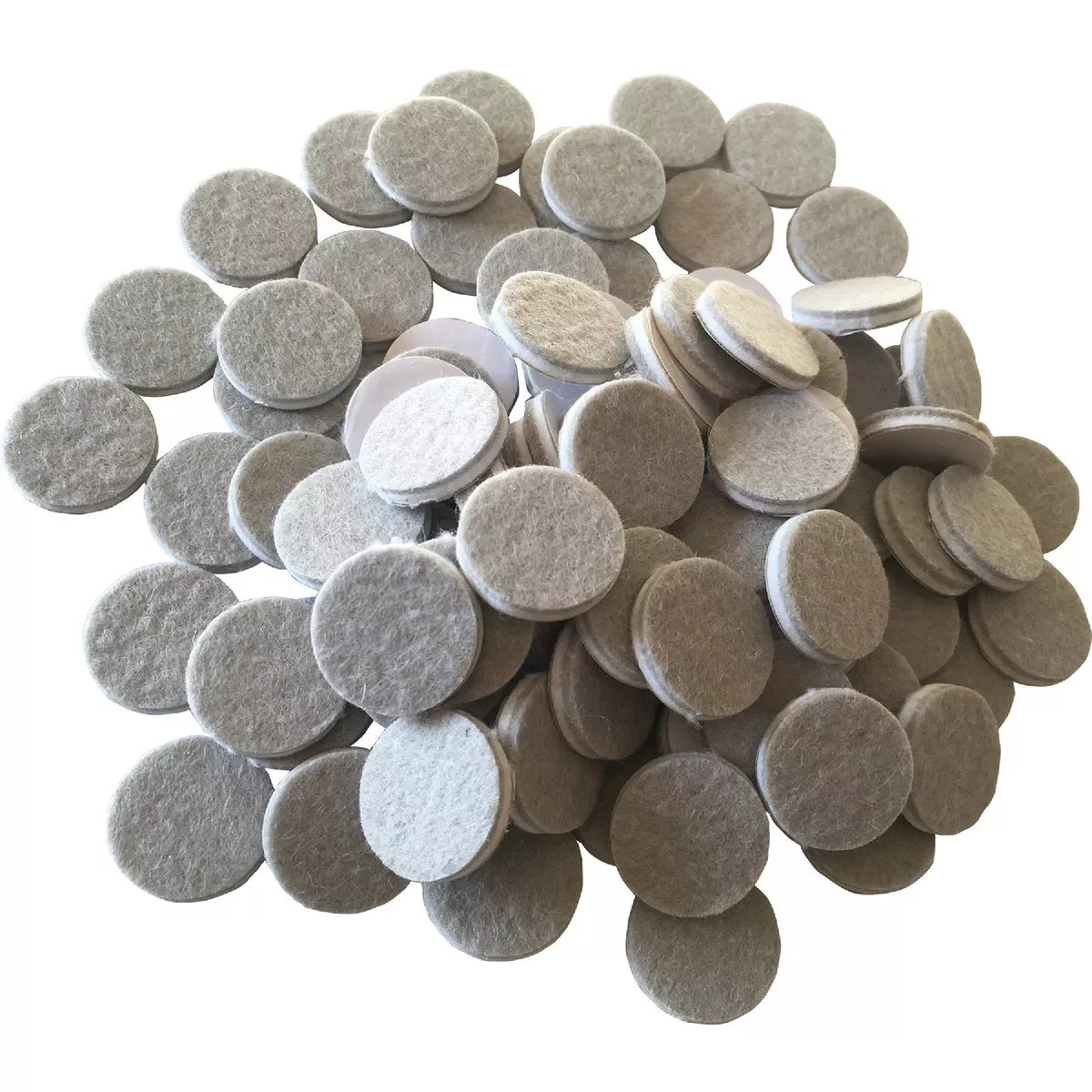 Shepherd Hardware 1 In. Beige Self-Adhesive Commercial Grade Felt Pads (96-Count)