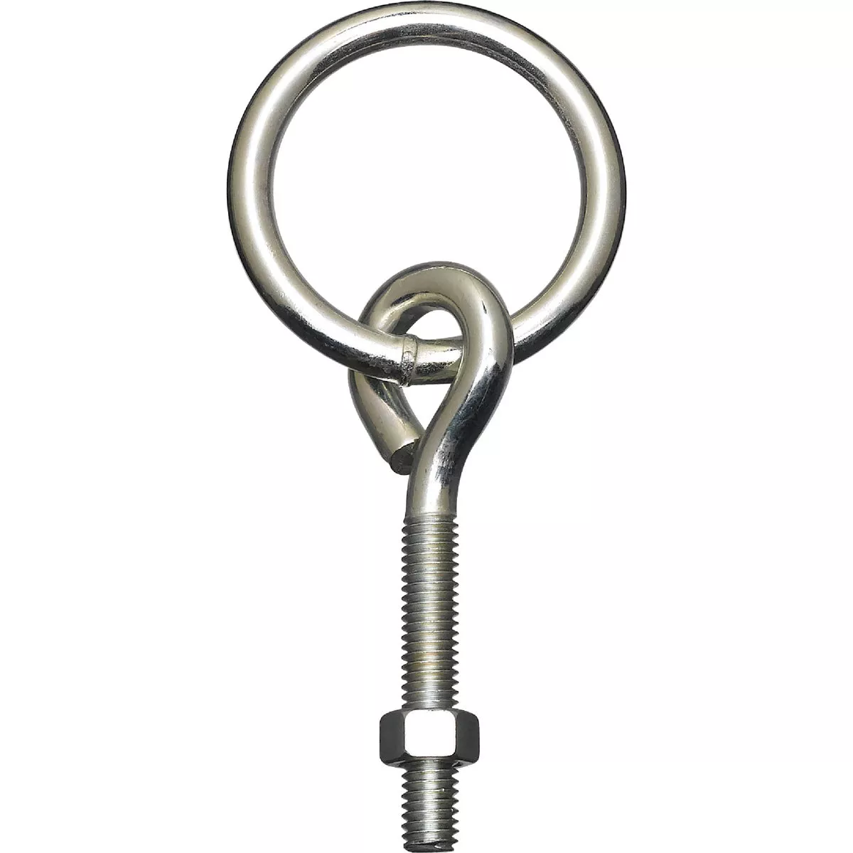 National Hardware 3/8 In. x 3-3/4 In. Zinc Ring Eye Bolt