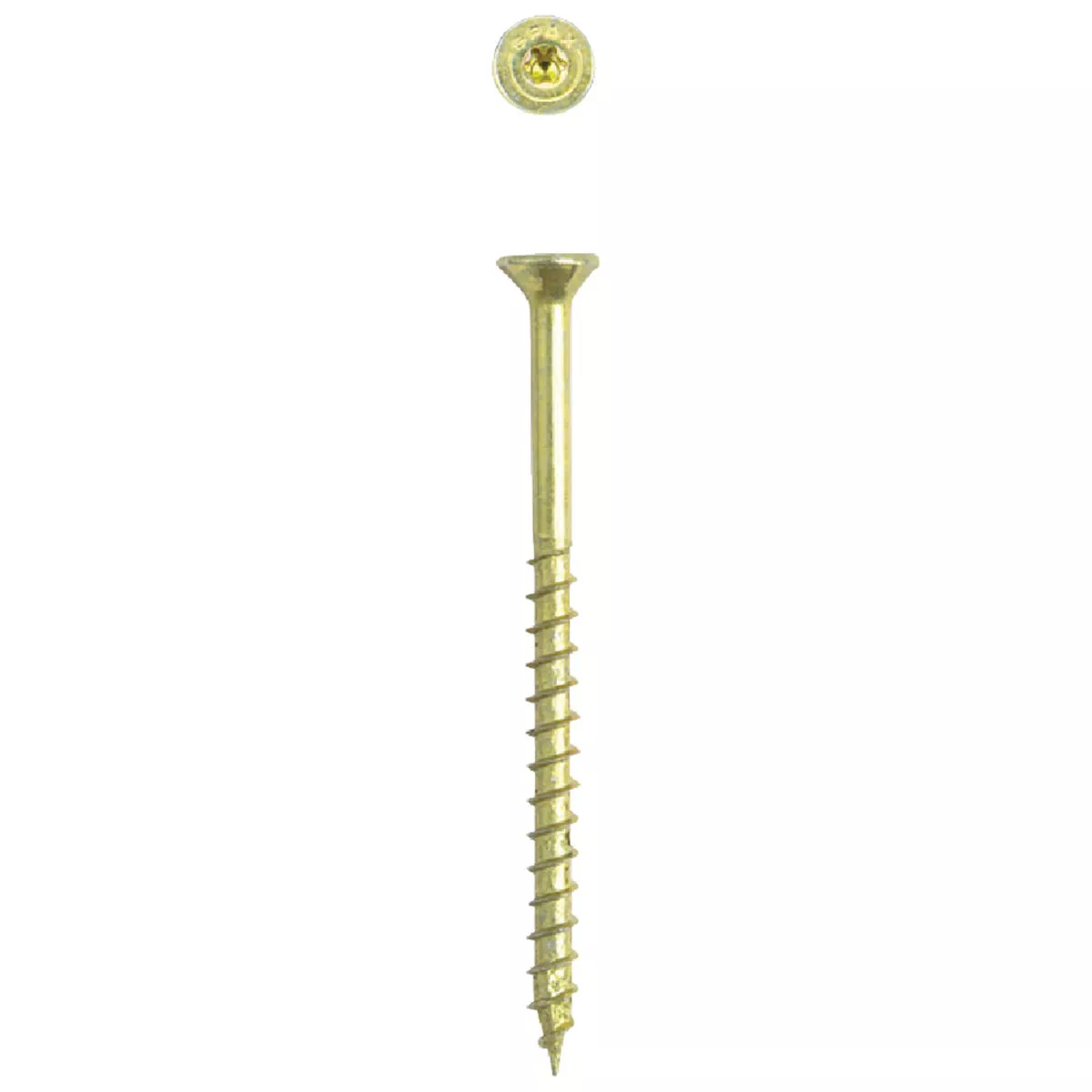 SPAX #8 x 2 In. T20 Plus Flat Head Yellow Zinc (Interior) Wood Screw (161 Ct.) - photo 3