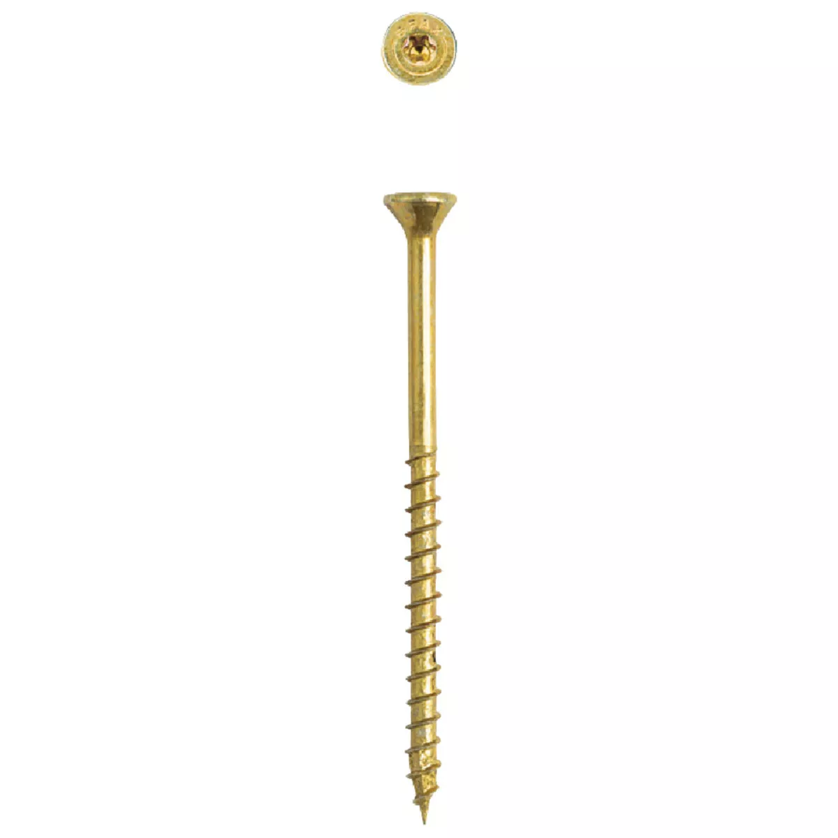 SPAX #8 x 2-1/2 In. T20 Plus Flat Head Yellow Zinc (Interior) Wood Screw (133-Count) - photo 3