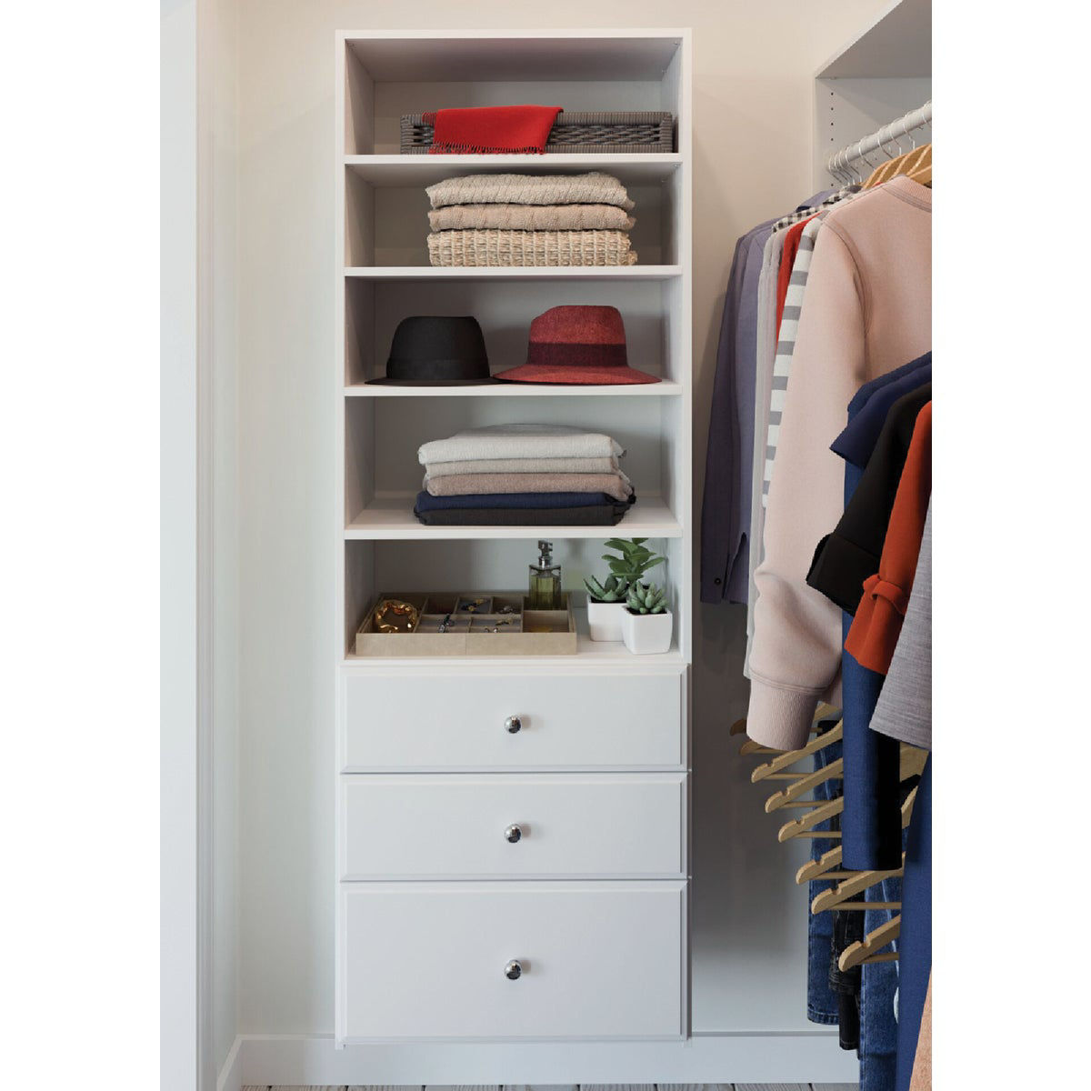 Easy Track 12 In. White Deluxe Drawer | Do it Best