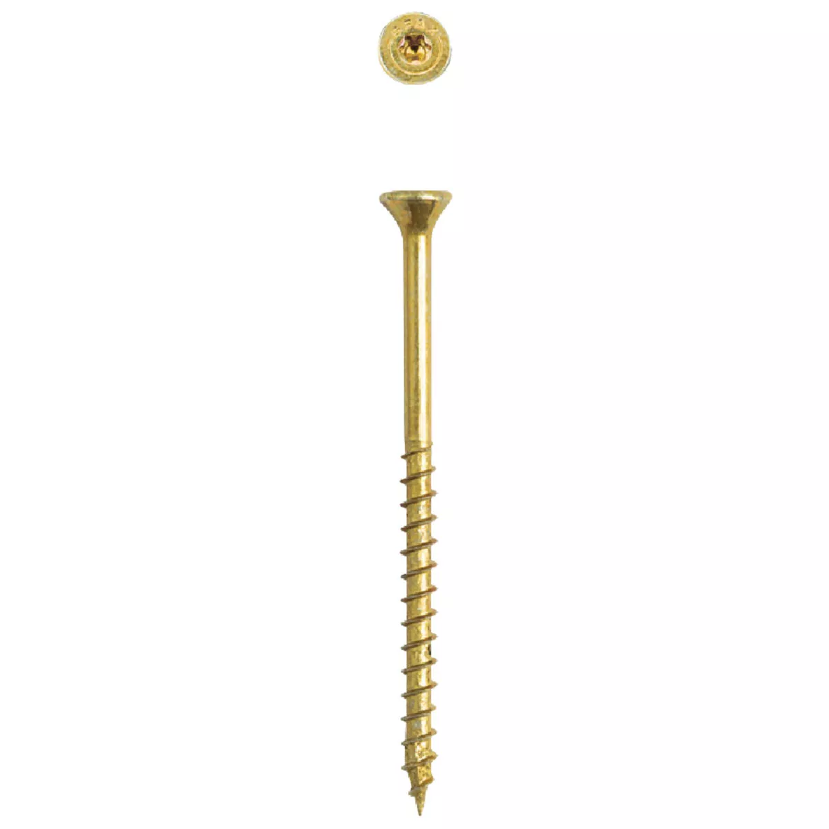 SPAX #9 x 2-1/2 In. T20 Plus Flat Head Yellow Zinc (Interior) Wood Screw (116 Ct.) - photo 3