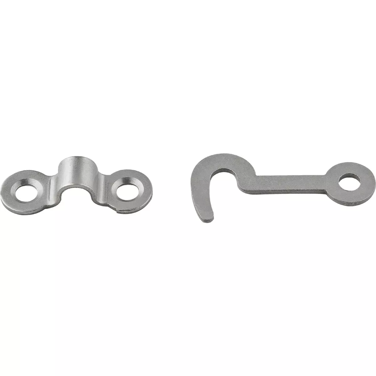 National Hardware Satin Nickel Decorative Hook and Staple (2 Count)
