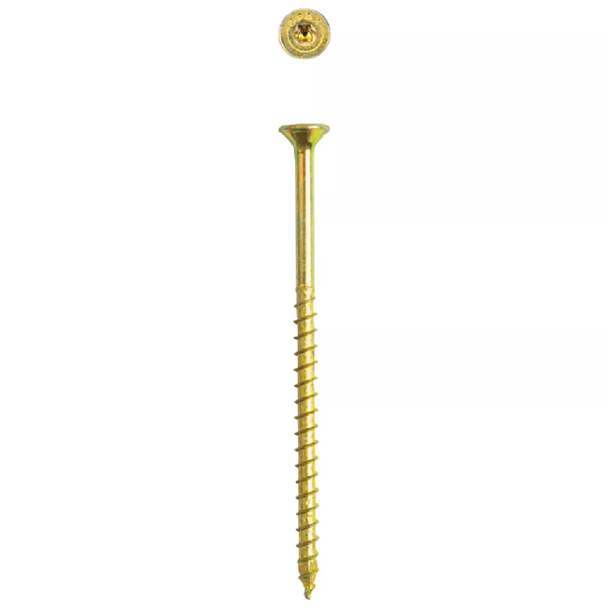 SPAX #10 x 3 In. T20 Plus Flat Head Yellow Zinc (Interior) Wood Screw (72 Ct.) - photo 3