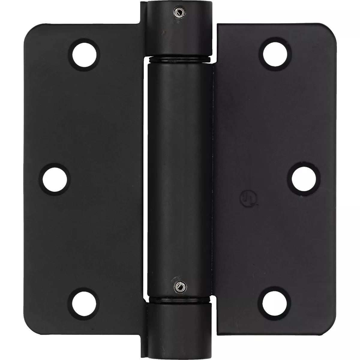 National Hardware 3-1/2 In. Oil Rubbed Bronze 1/4 In. Radius Spring Door Hinge