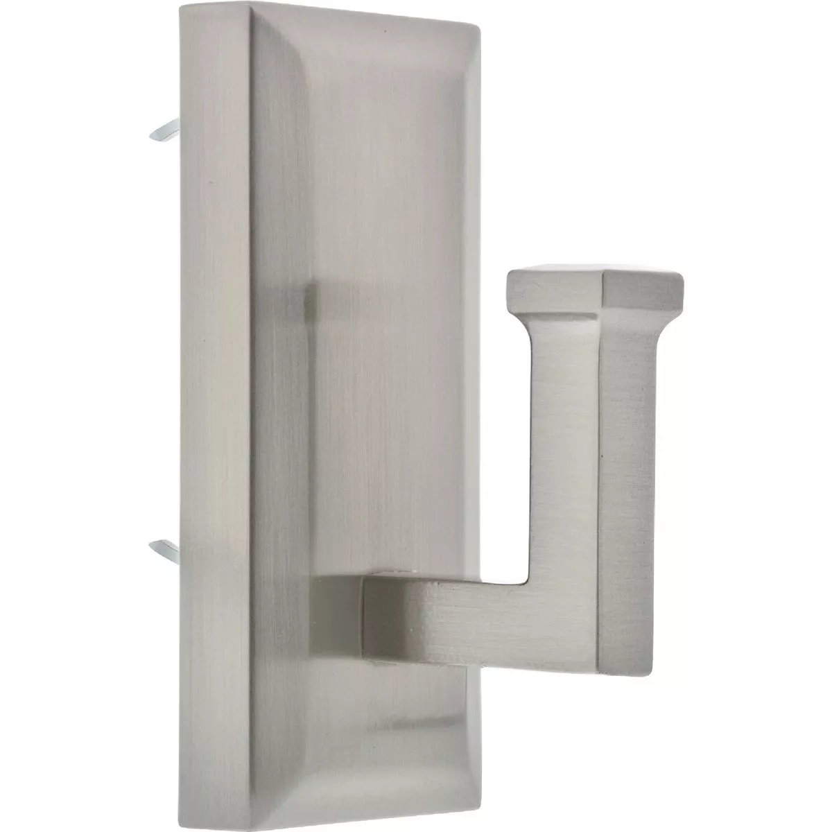 Hillman High and Mighty 15 Lb. Capacity Satin Nickel Rectangular Decorative Hook