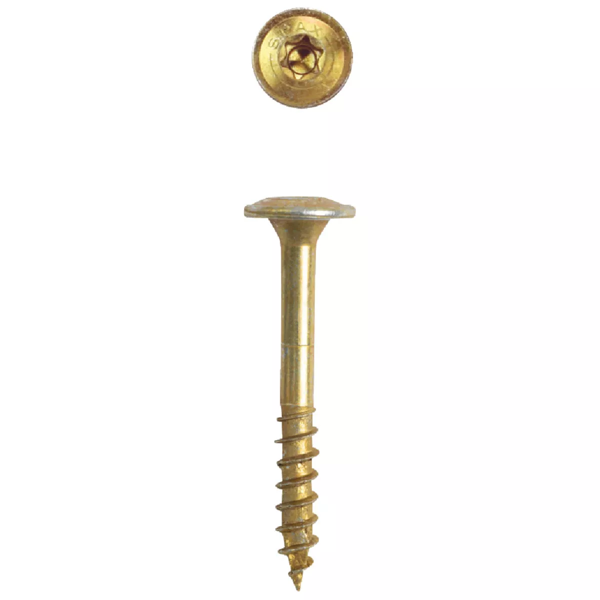 SPAX #8 x 1-1/4 In. T20 Plus Wafer Head Yellow Zinc (Interior) Cabinet Screw (195 Ct.) - photo 3