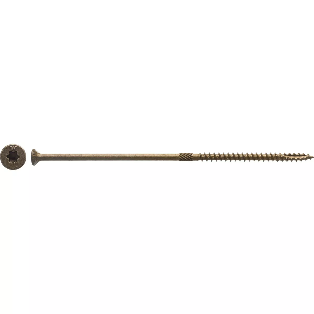 Big Timber #10 x 6 In. Bronze Flat Head Wood Screw (32-Count, 1 Lb.)