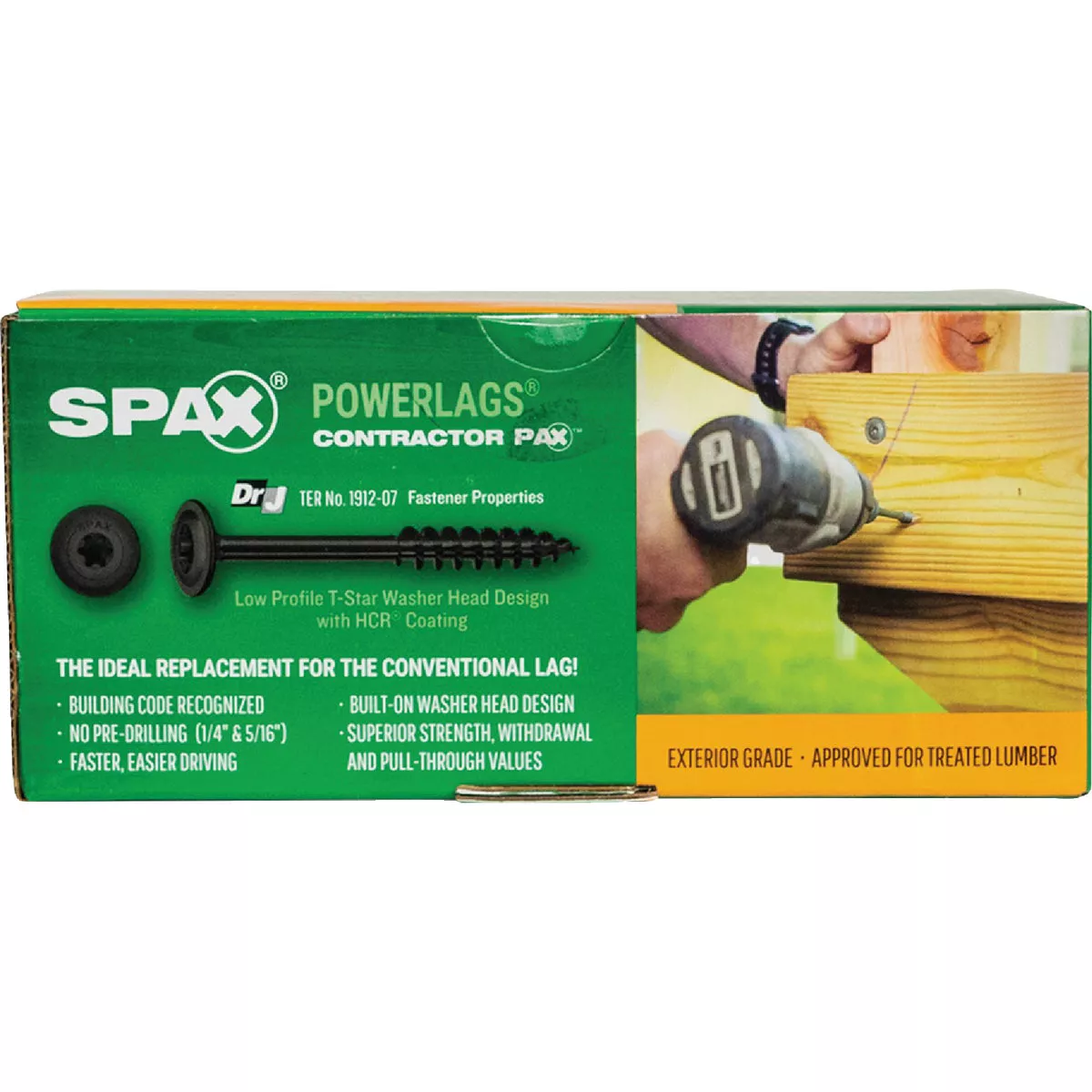 SPAX Powerlag 1/4 In. x 2-1/2 In. T30 Washer Head HCR (Exterior Rated) Lag Screw (50 Ct.) - photo 3