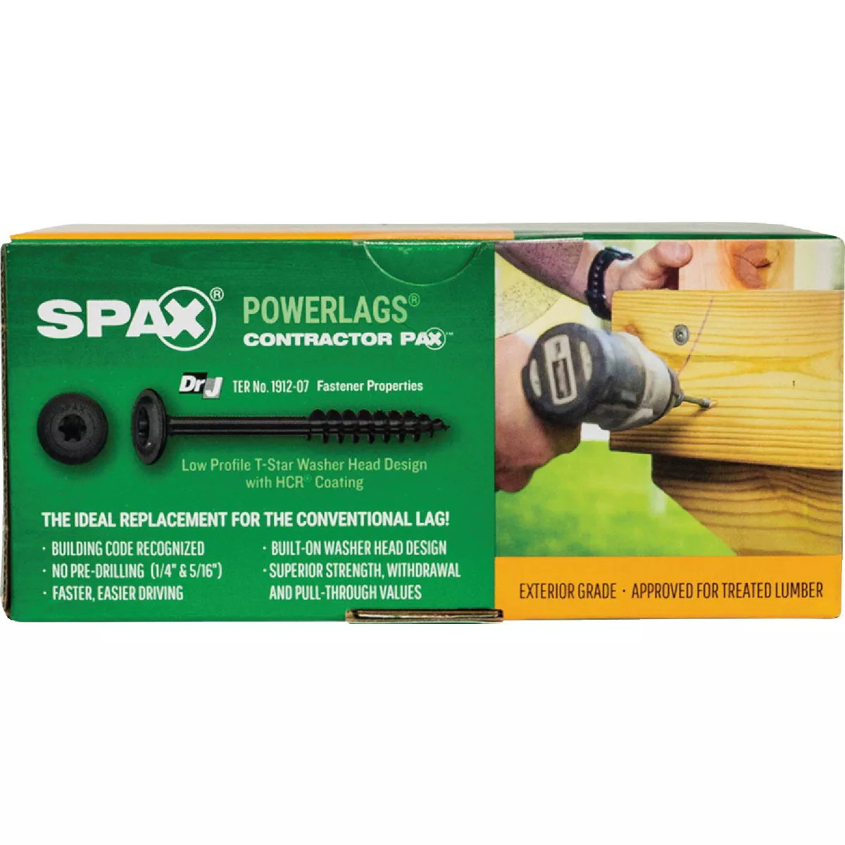 SPAX Powerlag 1/4 In. x 3 In. T30 Washer Head HCR (Exterior Rated) Lag Screw (50 Ct.) - photo 3