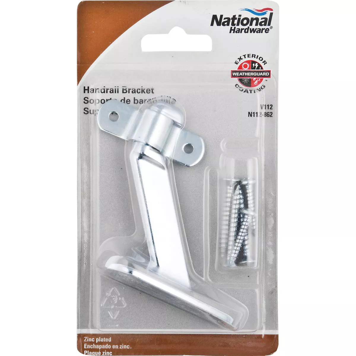 National Zinc Die-Cast with Steel Strap Handrail Bracket - photo 2