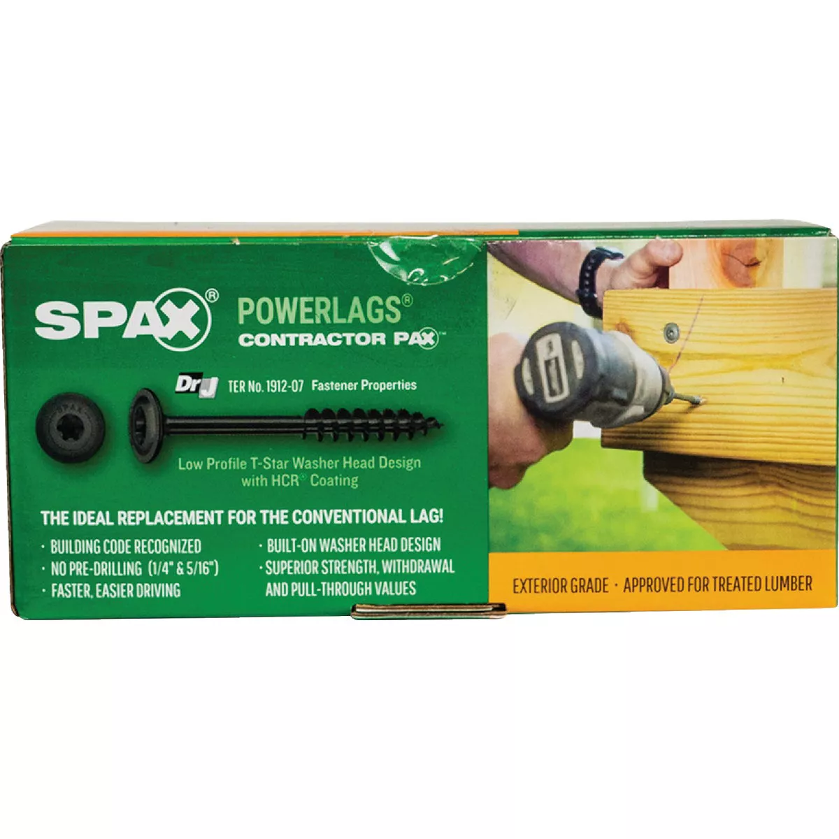 SPAX Powerlag 1/4 In. x 4 In. T30 Washer Head HCR (Exterior Rated) Lag Screw (50 Ct.) - photo 4