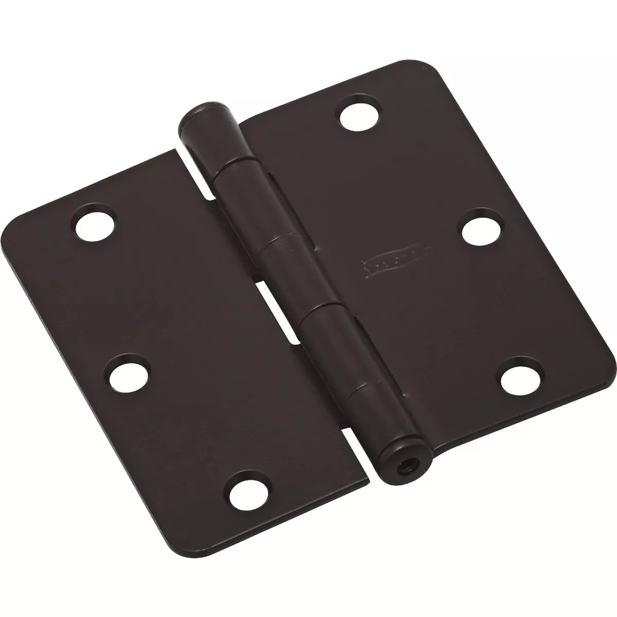 National Hardware 3 In. Oil Rubbed Bronze 1/4 In. Radius Door Hinge