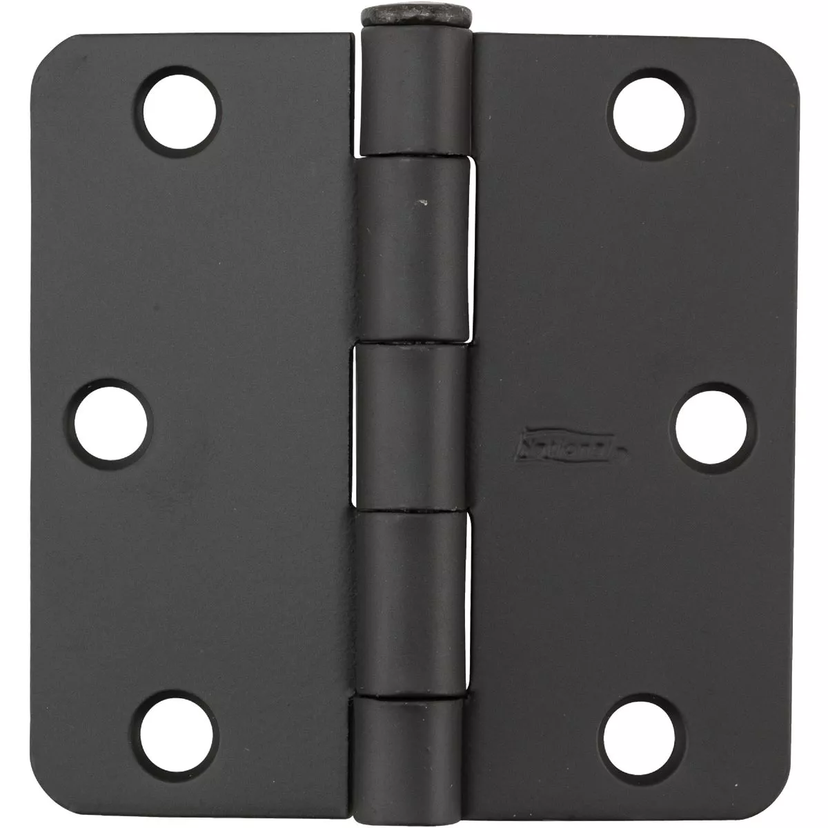 National Hardware 3 In. Oil Rubbed Bronze 1/4 In. Radius Door Hinge - photo 2