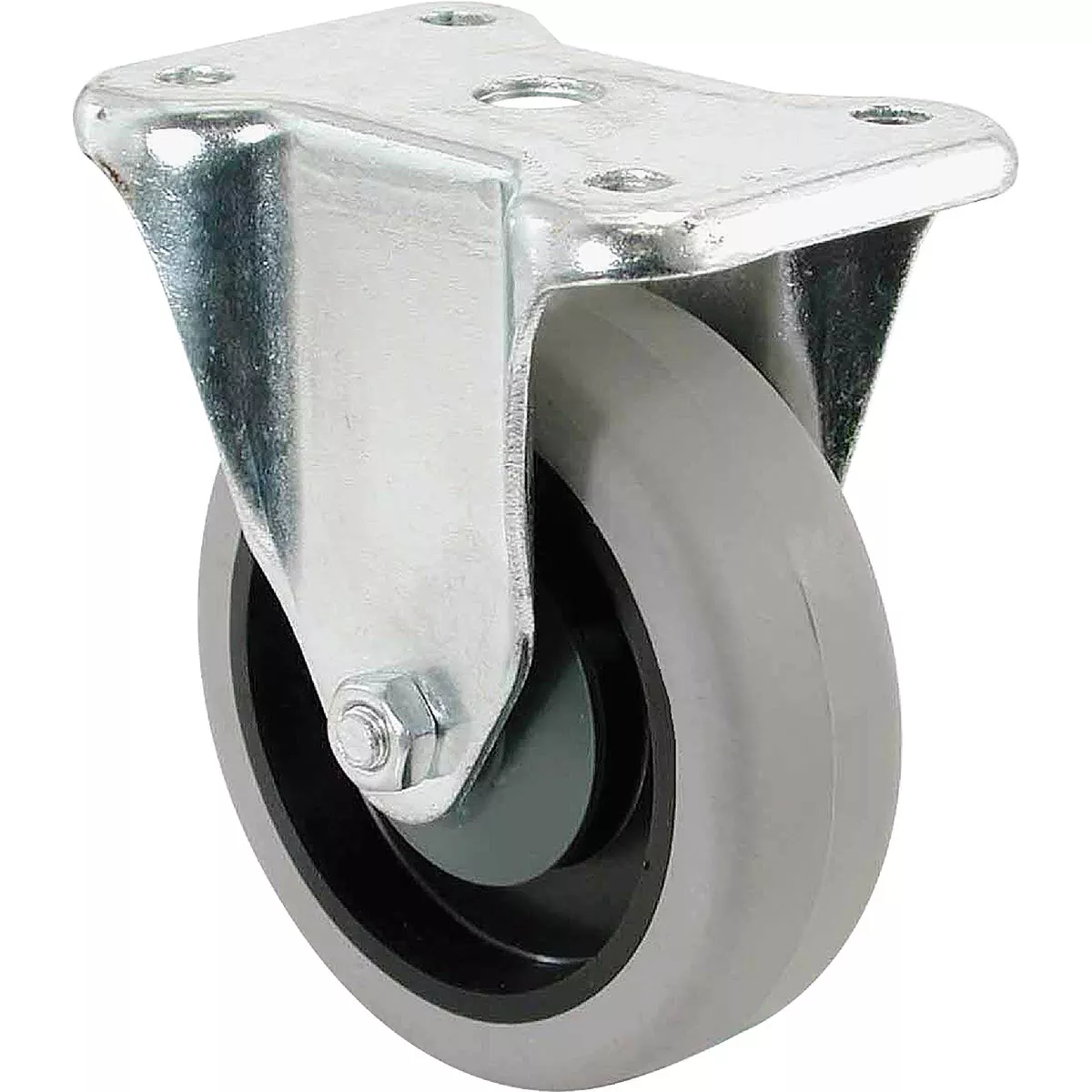 Shepherd Hardware 4 In. Thermoplastic Rigid Plate Caster