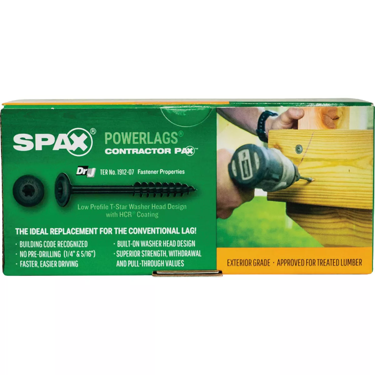SPAX Powerlag 1/4 In. x 6 In. T30 Washer Head HCR (Exterior Rated) Lag Screw (50 Ct.) - photo 4