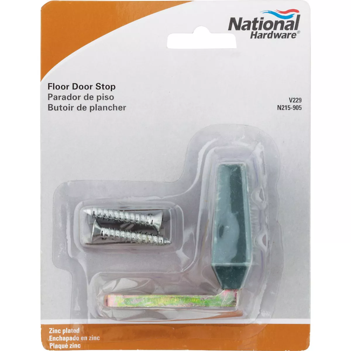 National Hardware Zinc Floor Door Stop - photo 2