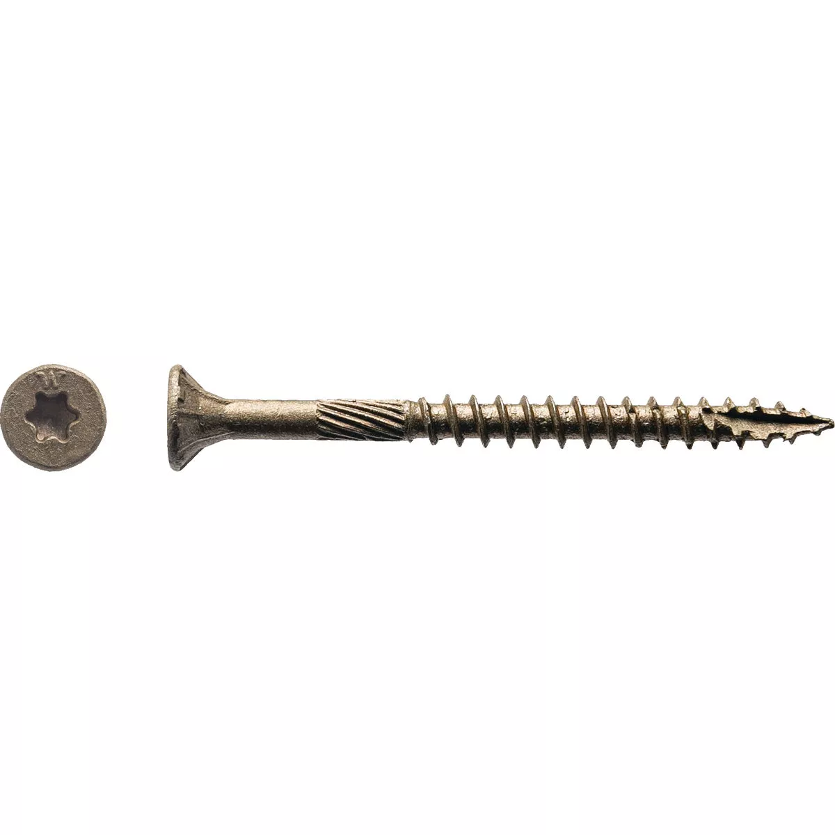 Big Timber #8 x 2 In. Bronze Flat Head Wood Screw (151 Ct., 1 Lb.)