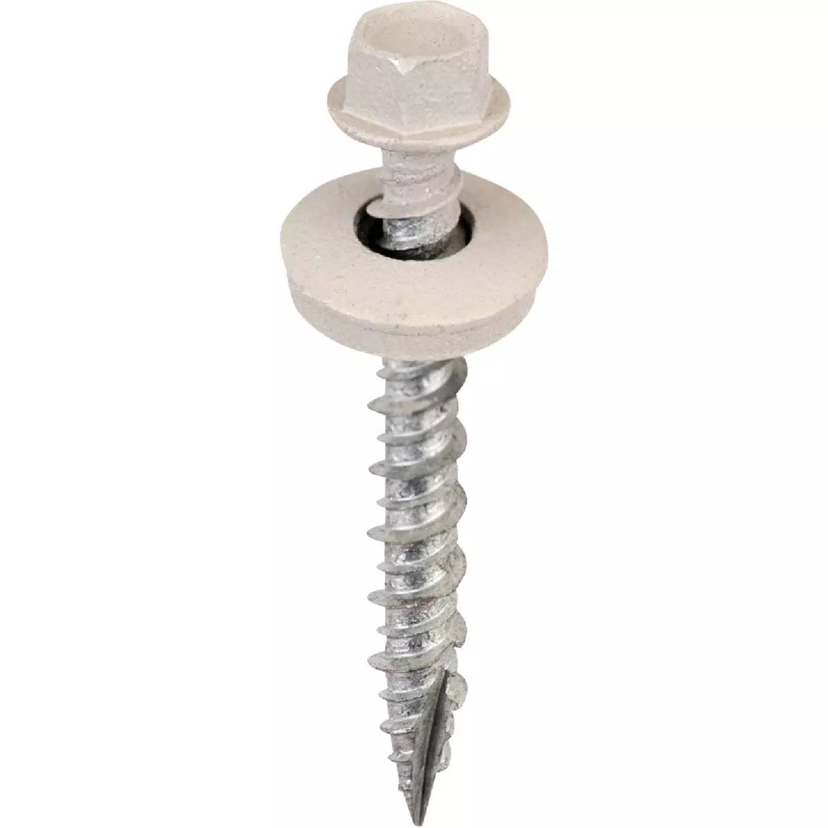 Acorn International #9 x 1-1/2 In. Light Gray Washered Metal To Wood Screw (250 Ct.)