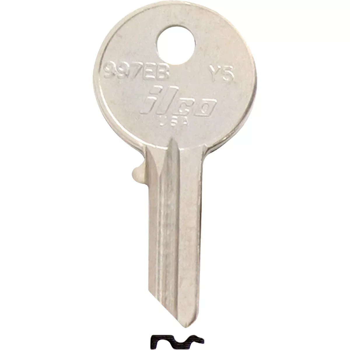 ILCO Yale Nickel Plated House Key, Y5 / 997EB (10-Pack) | Do it Best