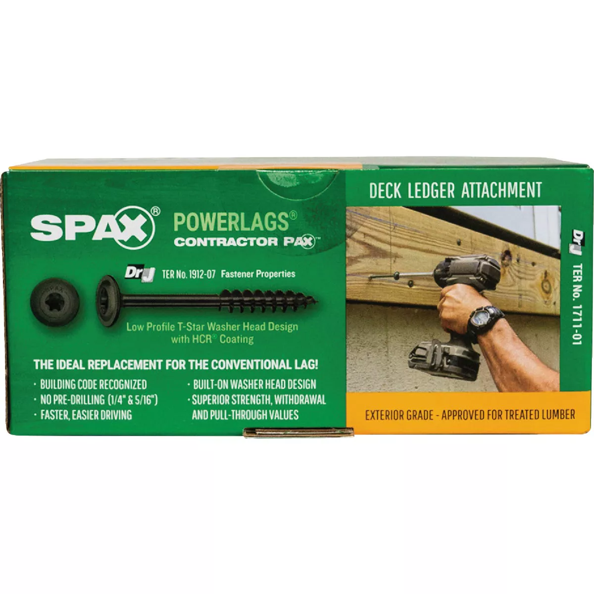 SPAX Powerlag 5/16 In. x 4 In. T40 Washer Head HCR (Exterior Rated) Lag Screw (50-Count) - photo 4