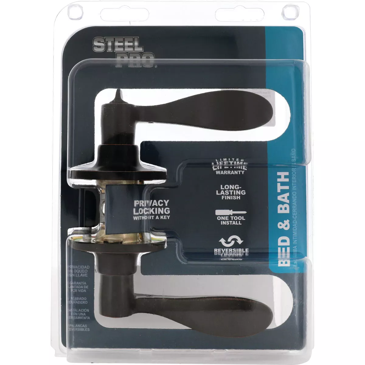 Steel Pro Oil Rubbed Bronze Privacy Door Lever - photo 2