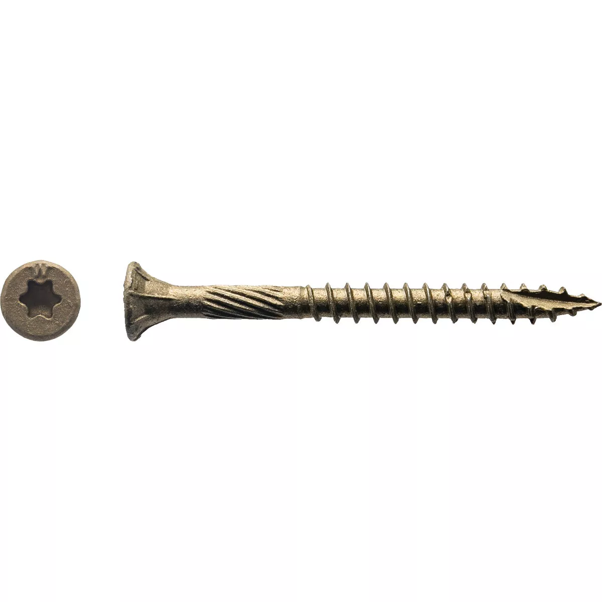 Big Timber #9 x 2 In. Bronze Flat Head Wood Screw (118-Count, 1 Lb.)