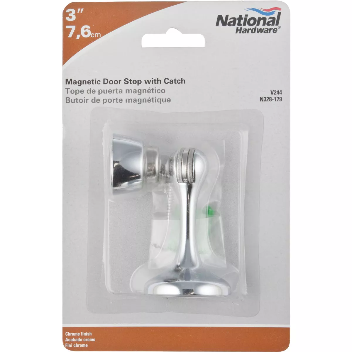 National V244 chrome Magnetic Rigid Door Stop - photo 2