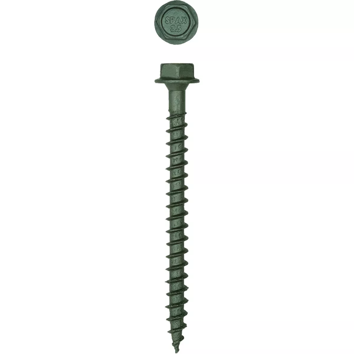 Spax PowerLags 5/16 In. x 3-1/2 In. Hex Head Exterior Structure Screw (50 Ct.)
