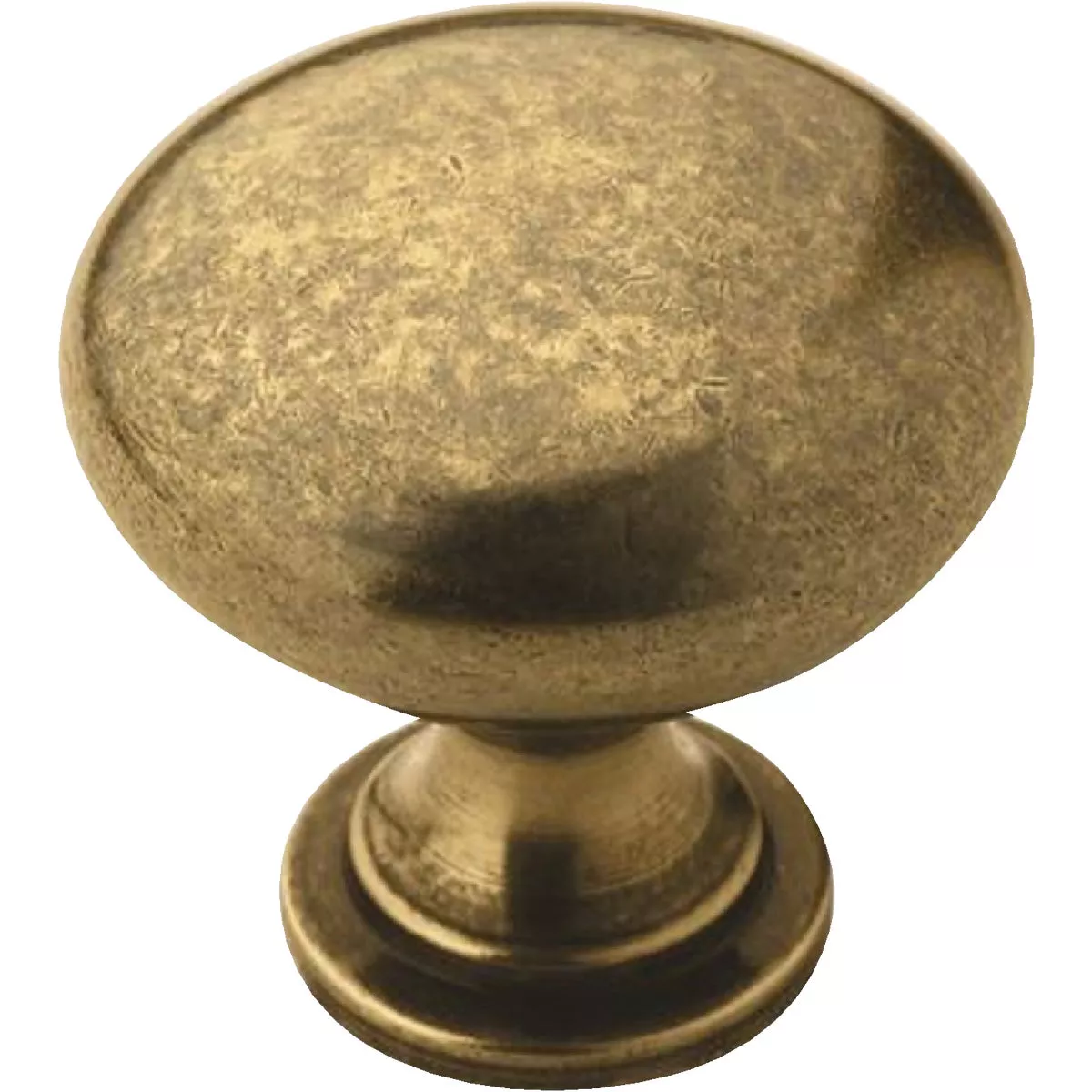 Amerock Edona 1.25 In. Dia. Round Burnished Brass Cabinet Knob