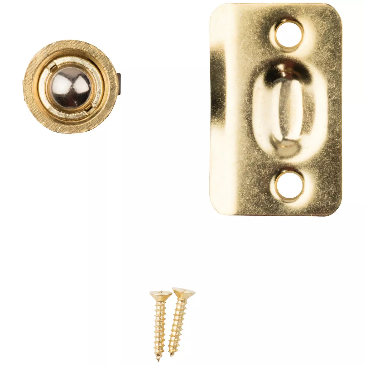National 1440 Polished Brass Drive-In Ball Catch - photo 3