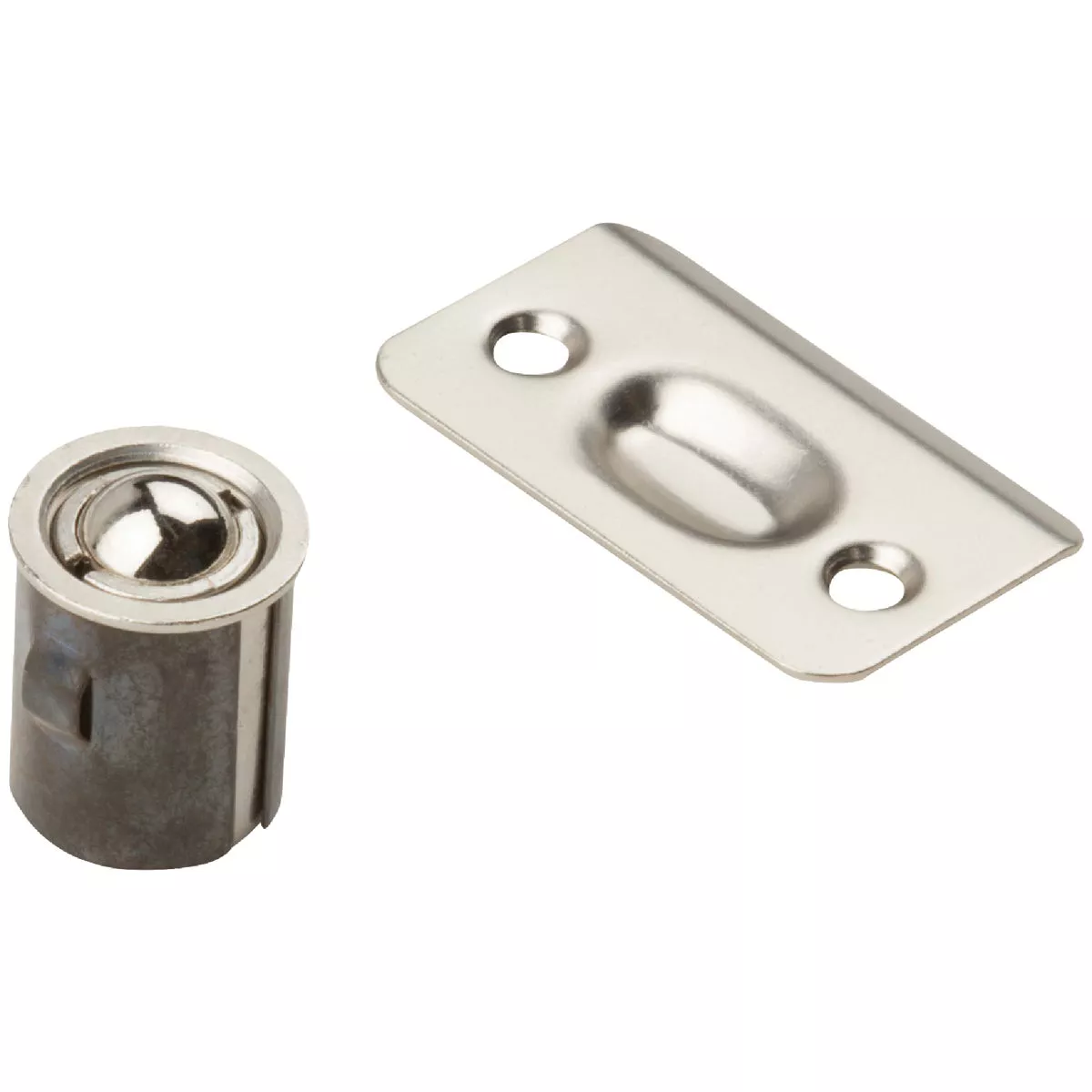 National Hardware Satin Nickel Drive-In Ball Catch