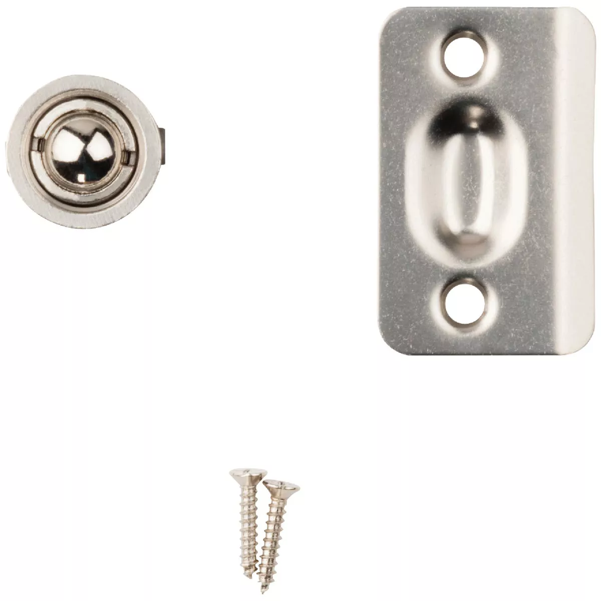 National Hardware Satin Nickel Drive-In Ball Catch - photo 4
