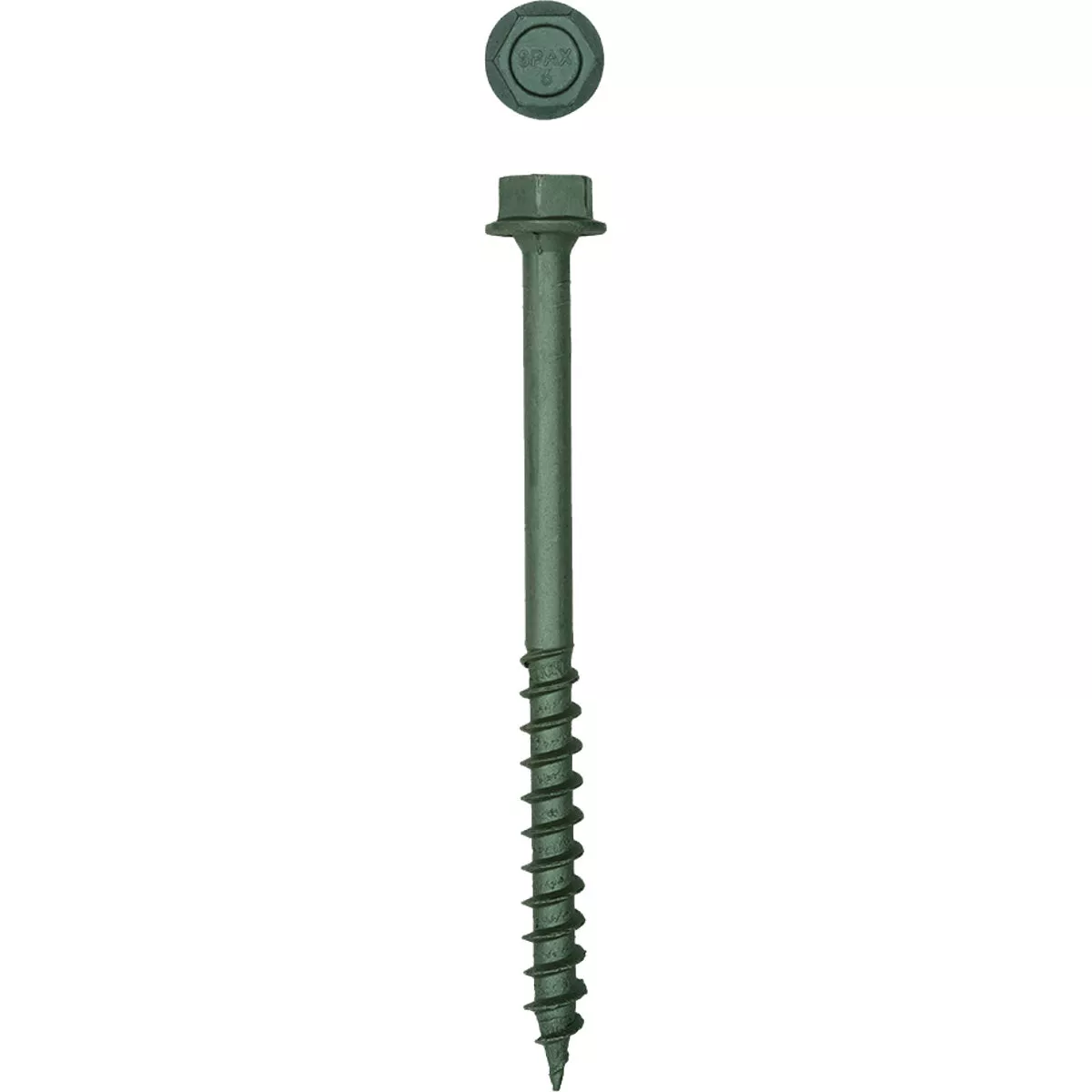 Spax PowerLags 1/2 In. x 6 In. Hex Head Exterior Structure Screw (25 Ct.)