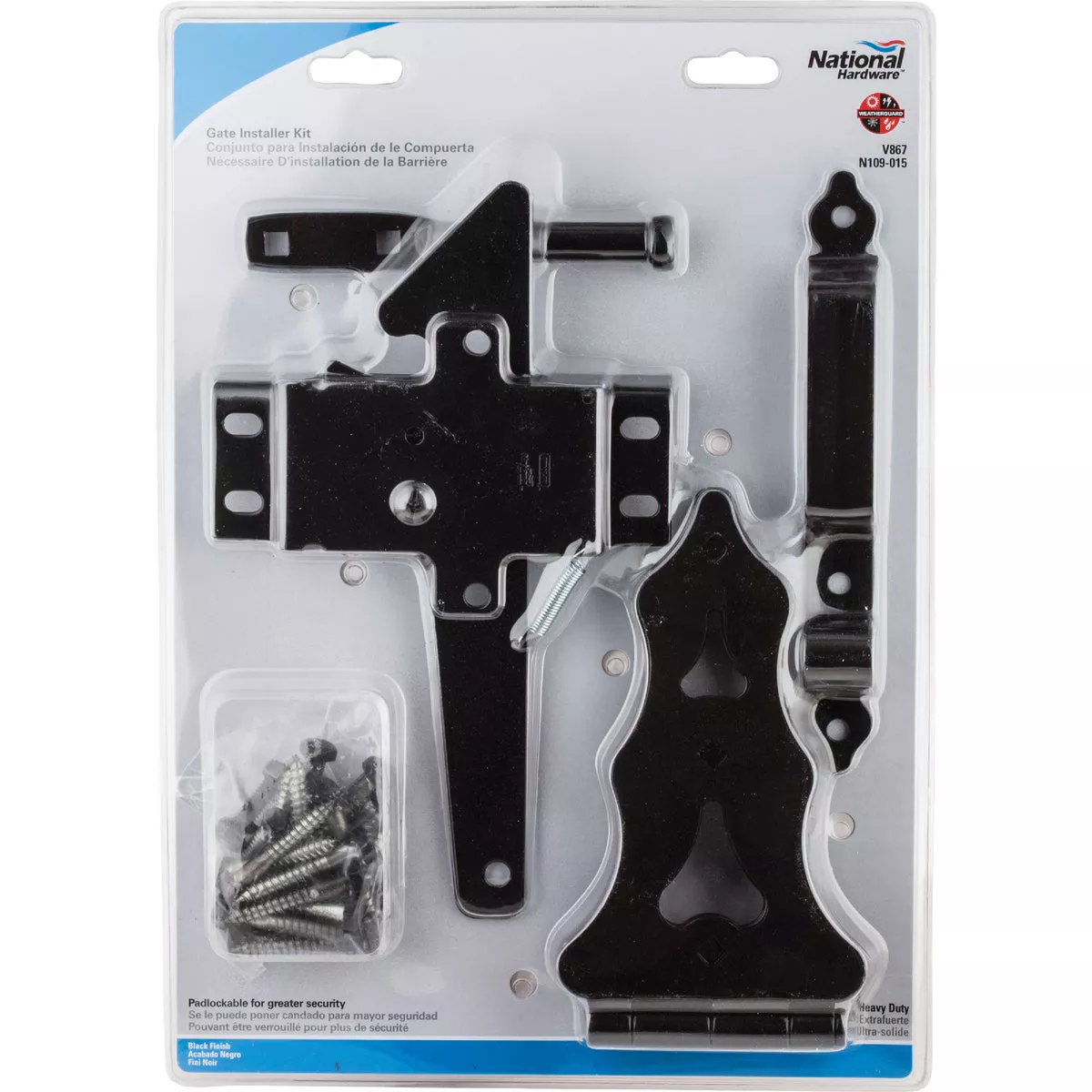 National 8 In. Black Ornamental Gate Kit - photo 2