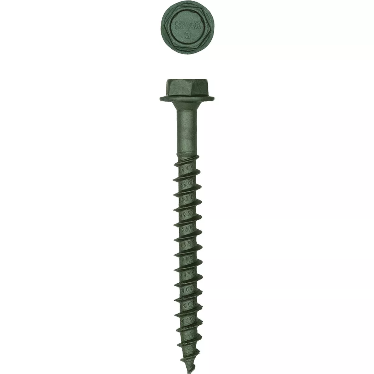 Spax PowerLags 5/16 In. x 3 In. Hex Head Exterior Structure Screw (250 Ct.) - photo 2