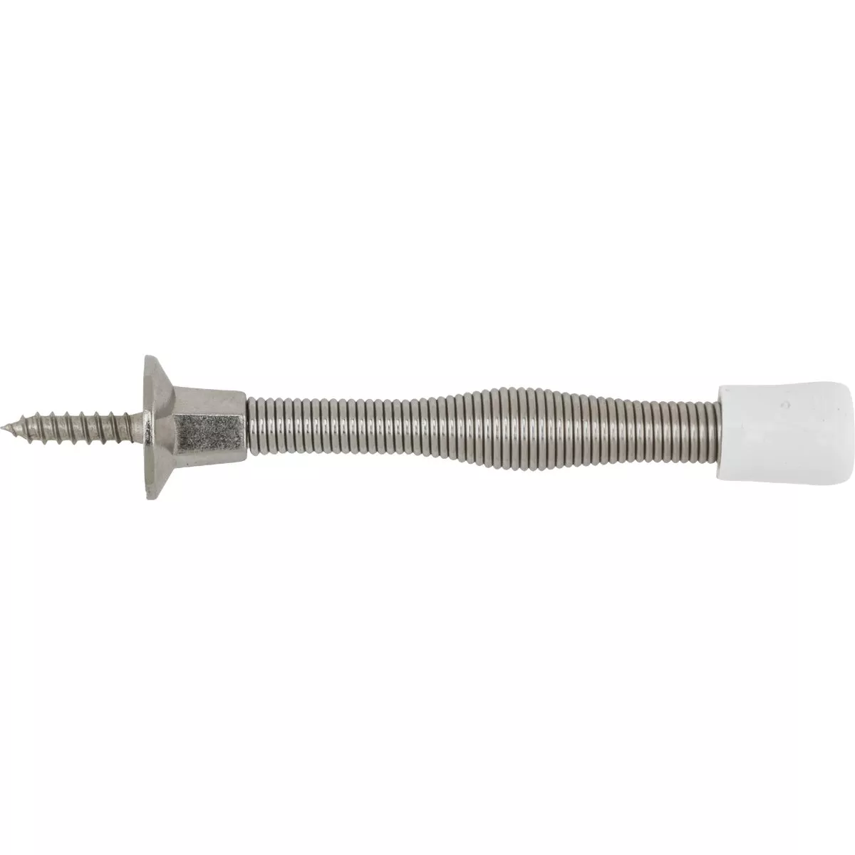 National Hardware Satin Nickel Spring Door Stop with Fastener - photo 2