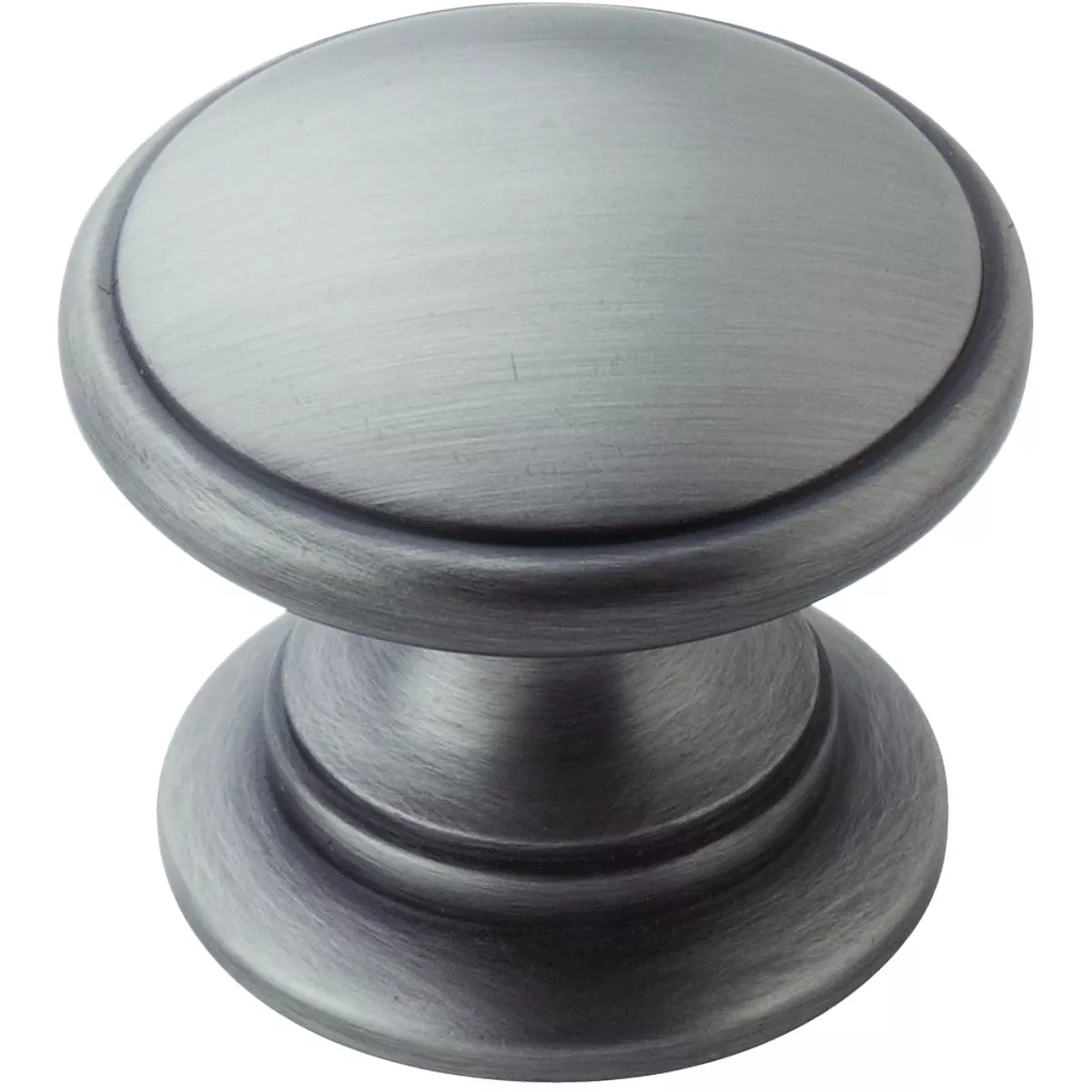 Amerock Ravino Round Antique Silver Cabinet Knob