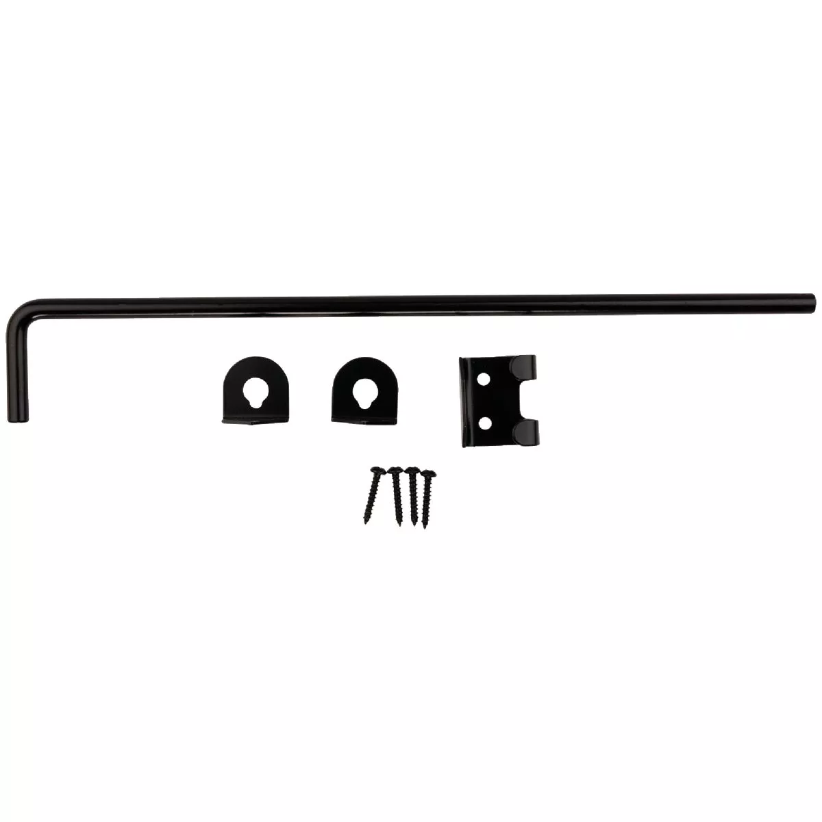 National Hardware 1/2 In. X 18 In. Black Steel Cane Bolt - photo 3