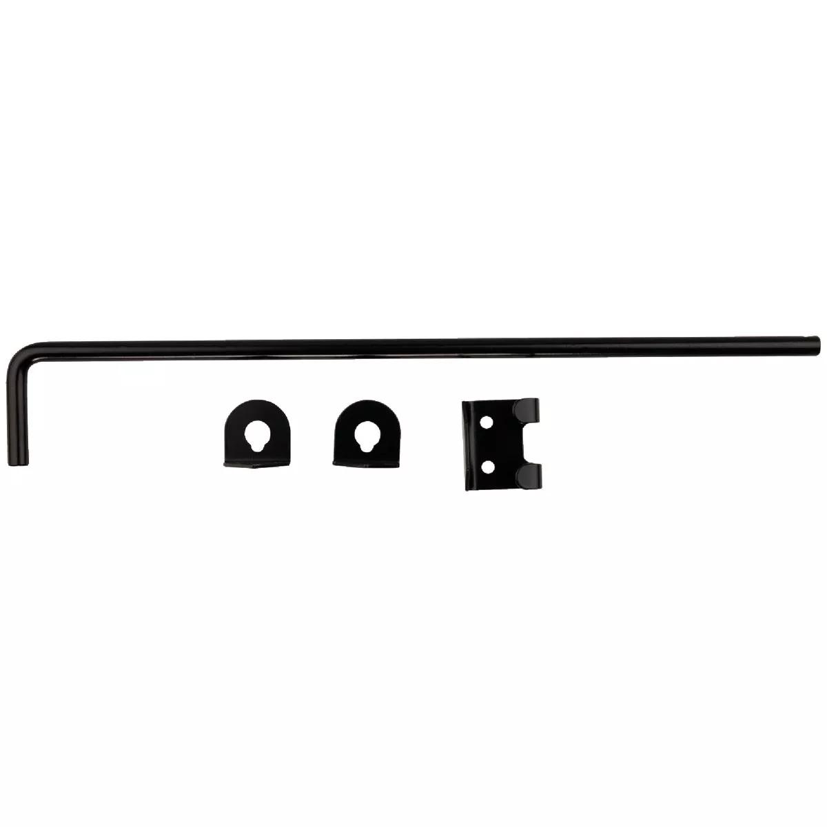 National Hardware 1/2 In. X 18 In. Black Steel Cane Bolt - photo 4