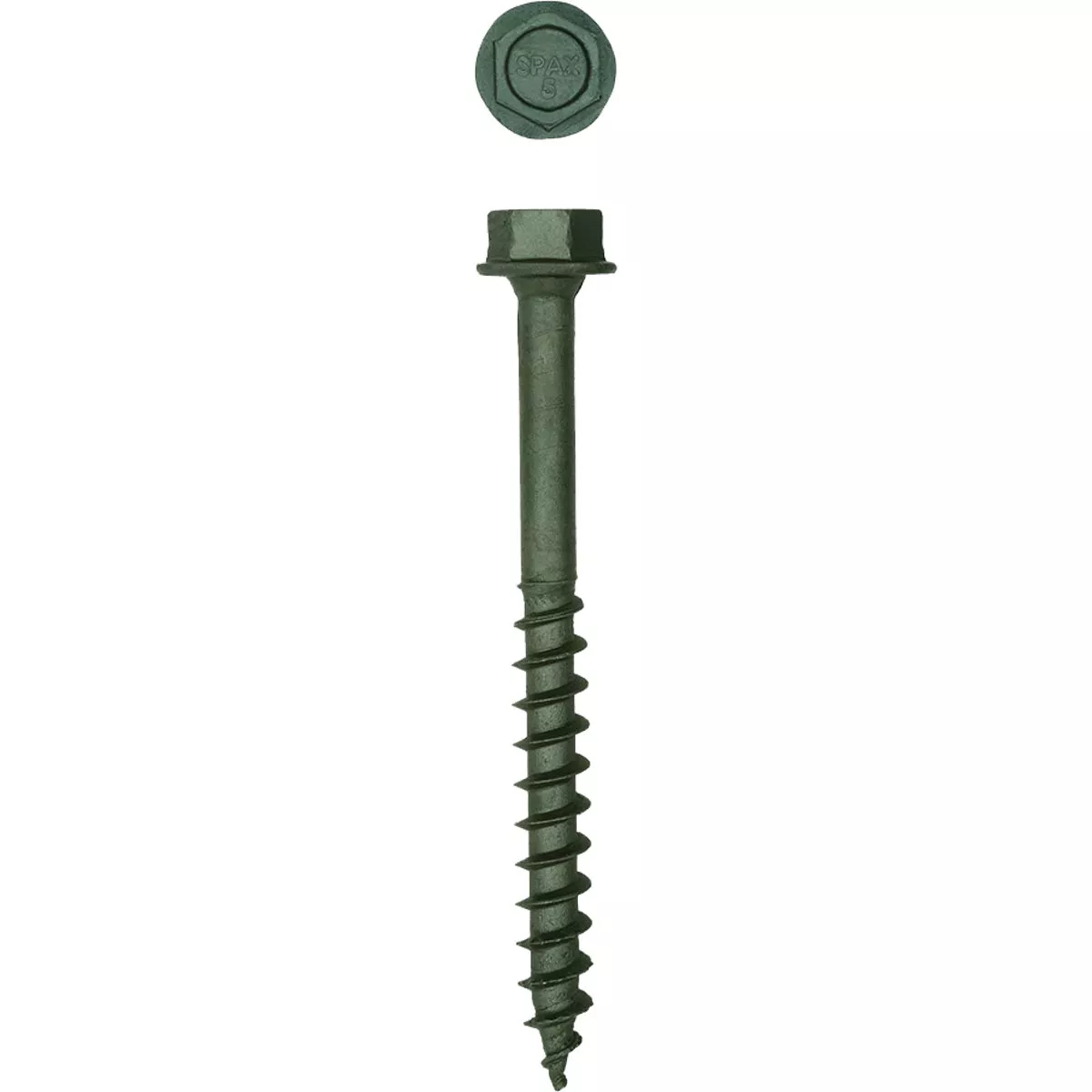 Spax PowerLags 1/2 In. x 5 In. Hex Head Exterior Structure Screw (100 Ct.) - photo 2